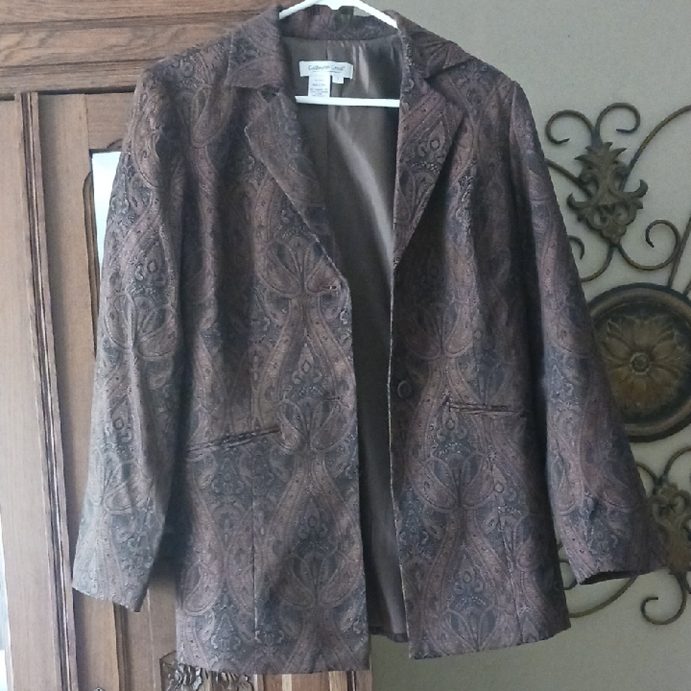 3for$25 Bundle Sale Coldwater Creek Paisley Blazer